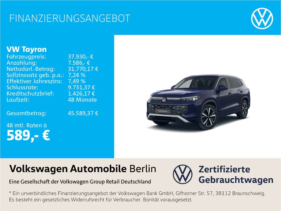 Volkswagen Tayron - Imagem 1